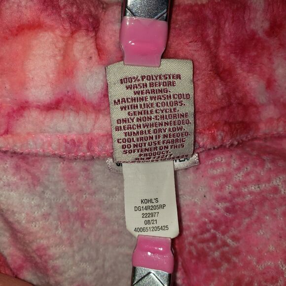 SO Pink Tie Dye Sweatshirt and Sweatpants Girls Size Large - Picture 6 of 7